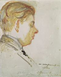 Study for a Portrait of Francis Poulenc, 19th July 1920